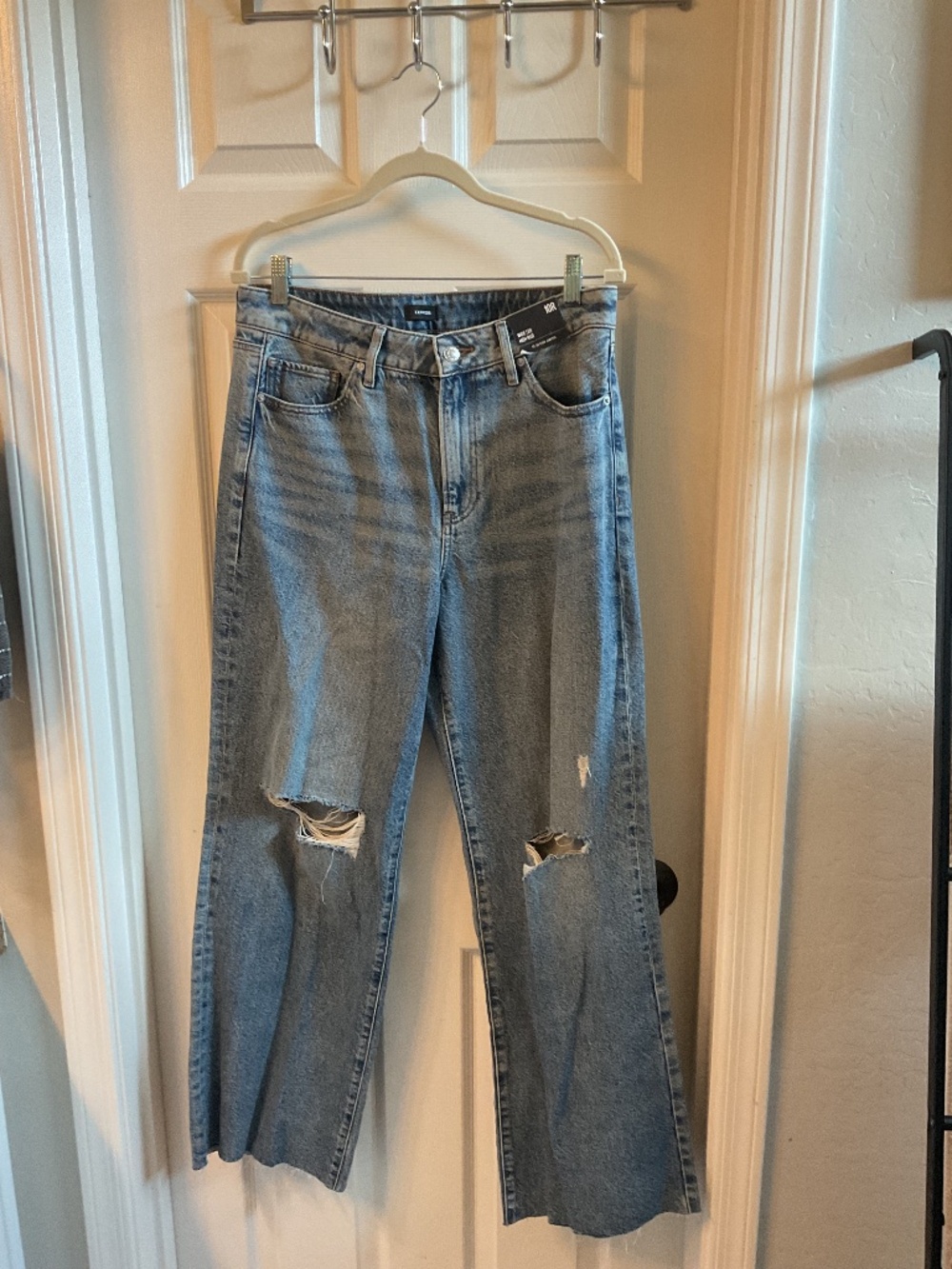High rise wide leg jeans from Express